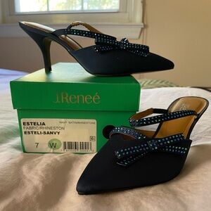 J. Renee navy blue heels.